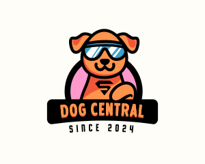 Superhero Pet Dog logo design