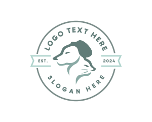 Cat Dog Pet Portrait logo