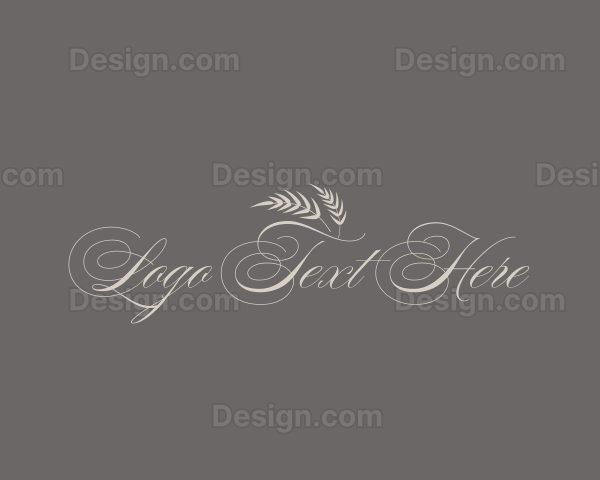 Classy Calligraphy Script Logo