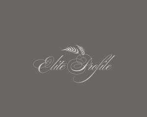 Classy Calligraphy Script logo design