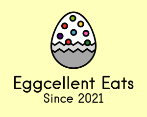 Multicolor Candy Egg logo design