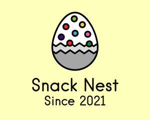 Multicolor Candy Egg logo design