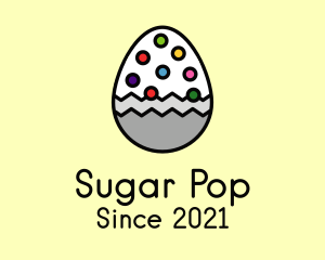 Multicolor Candy Egg logo design