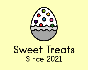 Multicolor Candy Egg logo design