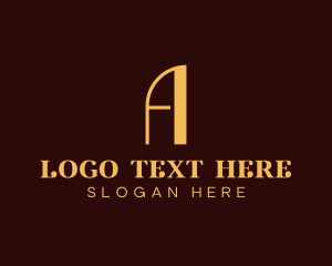 Luxury Author Publishing Letter A logo