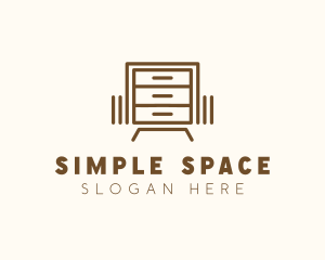 Simple Dresser Drawers  logo design