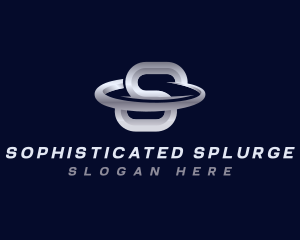 Orbit Swoosh Letter S logo design