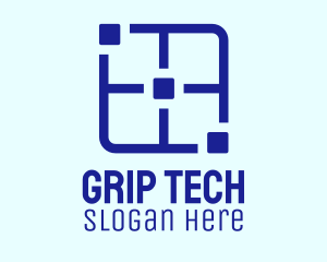 Blue Software Tech  logo design