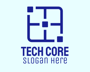 Blue Software Tech  logo design