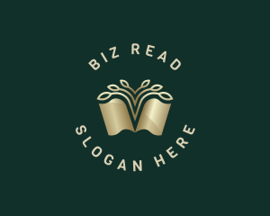 Book Tree Knowledge logo design