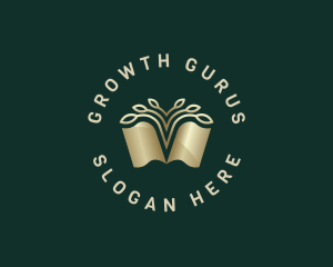 Book Tree Knowledge logo design