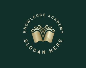 Book Tree Knowledge logo design