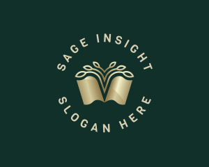Book Tree Knowledge logo design