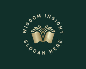 Book Tree Knowledge logo design