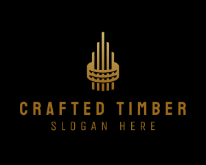 Gold Tower Building logo design