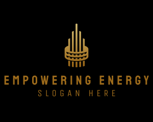 Gold Tower Building logo design