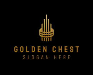 Gold Tower Building logo design