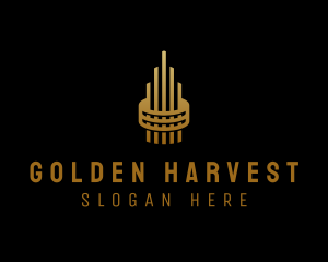 Gold Tower Building logo design