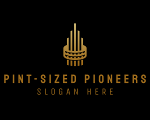 Gold Tower Building logo design