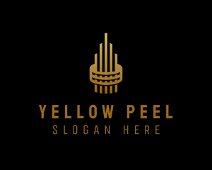 Gold Tower Building logo design