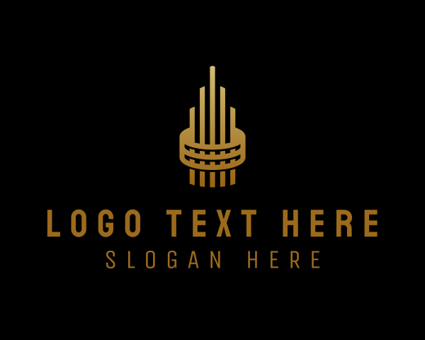 Gold logo example 1