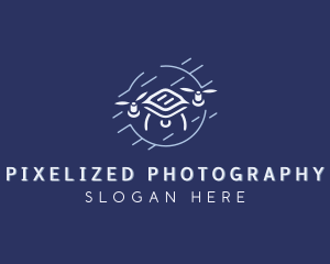 Aerial Drone Photography logo design