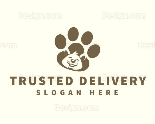 Puppy Dog Paw Logo