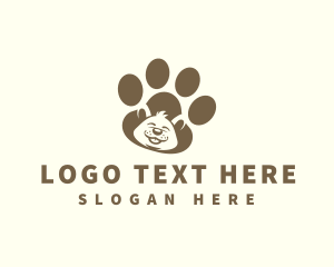 Puppy Dog Paw  logo