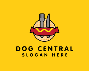 Hot Dog Sausage Meal logo