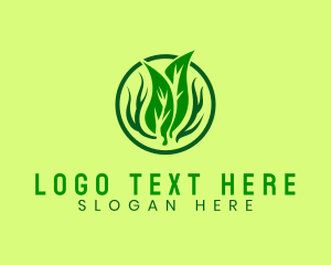 Grass Leaf Gardening logo