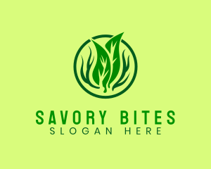 Grass Leaf Gardening logo
