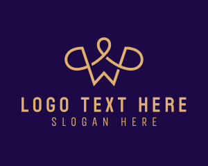 Luxury Boutique Letter W Logo