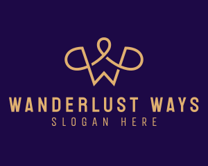 Luxury Boutique Letter W logo design