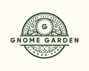 Organic Garden Leaf logo design