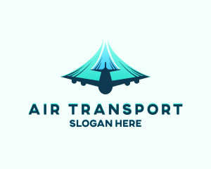 Airplane Fast Soaring logo design