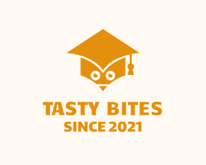 Graduation Cap Owl logo