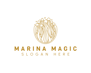 Mushroom Magic Fungi logo design