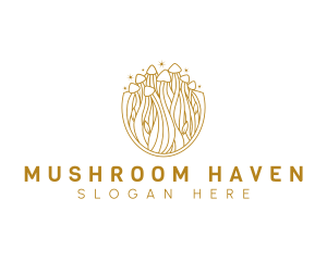 Mushroom Magic Fungi logo design