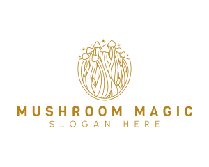 Mushroom Magic Fungi logo design