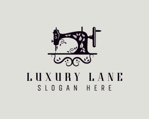 Sewing Machine Tailoring Logo