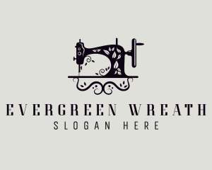 Sewing Machine Tailoring logo design