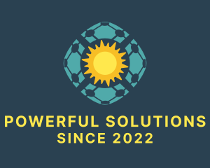 Sun Solar Panels logo design