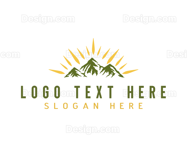 Mountain Outdoor Destination Logo