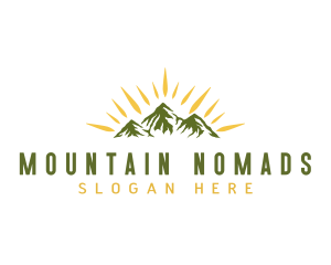 Mountain Outdoor Destination logo design