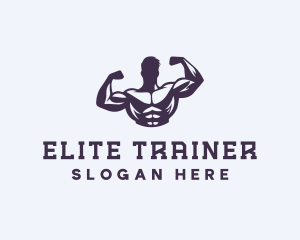 Gym Bodybuilding Trainer logo design