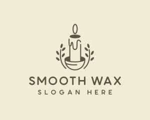 Aromatic Wax Candle  logo design