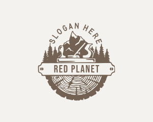 Lumberjack Wood Planer logo design