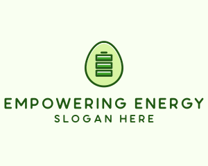 Charging Power Egg logo design