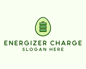 Charging Power Egg logo design