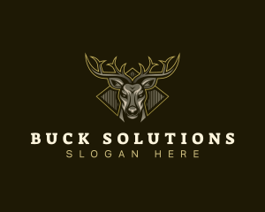 Antler Deer Buck logo